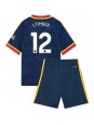 Arsenal Jurrien Timber #12 Venkovní dres pro děti 2026-27 Krátký Rukáv (+ trenýrky)